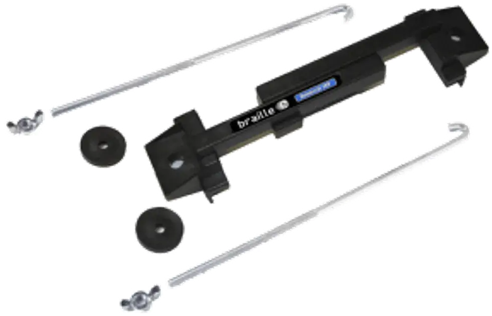 Fan Favorite Braille Universal FRP Mount Kit w/ 8" Plated Steel J-Hooks For 6188FRP