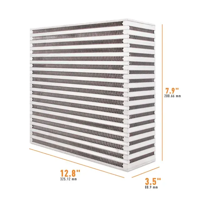 Trusted Brand Mishimoto Universal Air-to-Air Intercooler Core - 12.8in / 7.9in / 3.5