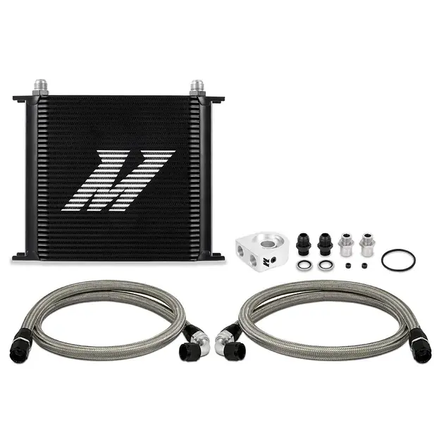 Must Have Mishimoto Universal Oil Cooler Kit 34-Row Black