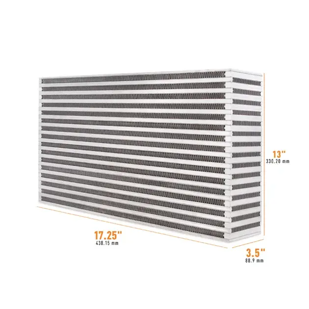 Worldwide Shipping Mishimoto Universal Air-to-Air Intercooler Core - 17.25in / 13in / 3.5in