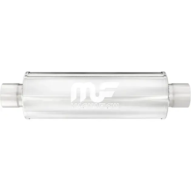 Money Back Guarantee Magnaflow SS Straight-Through Muffler 2.25in. Center/Center 4x14x4 Body - 10415