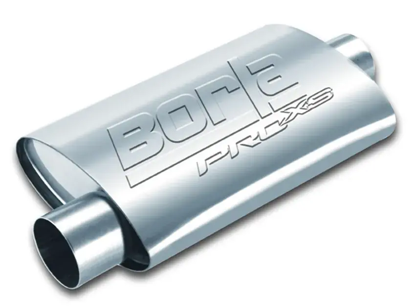 Borla Univ. Pro-XS Center/Offset Config. Oval 2.25in (19x4x9.5in Case Size) Muffler Top Rated