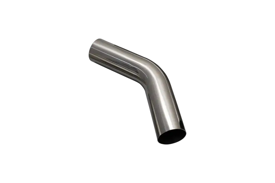 Limited Edition XForce Mandrel Bend 304SS Polished 2.25" 45 Degree 1.5D 6" Leg