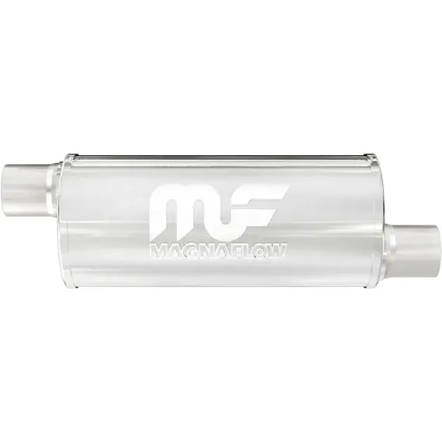Magnaflow SS Straight-Through Muffler 2in. Offset/Offset 6x14x6 Body - 12634 Same Day Shipping