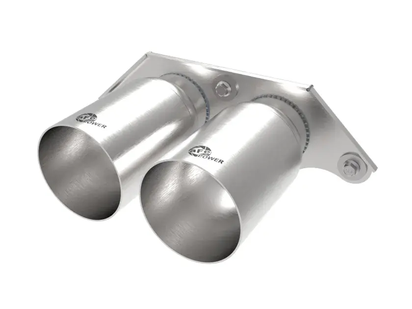 aFe MACH Force-Xp 4 IN Brushed Finish OE Replacement Tips For Porsche - 49C36435-H Hot Deal