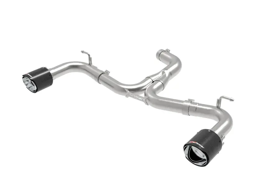Limited Edition aFe MACH Force-Xp 3 IN to 2-1/2 IN SS Axle-Back Carbon For VW -49-36421-C