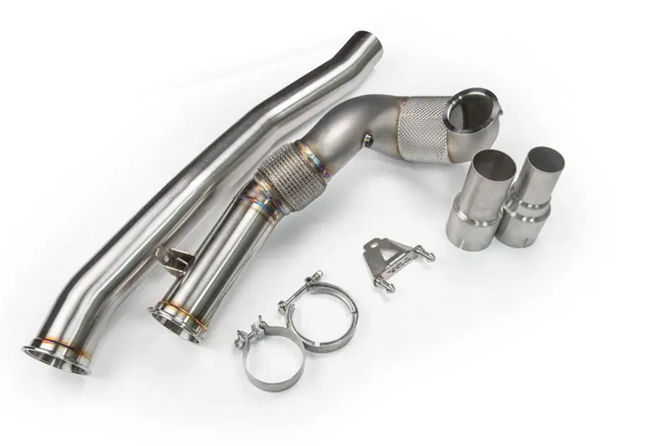 JDY 130mm Catted Downpipe For VW/Audi MQB 2.0TSI AWD Next Day Delivery