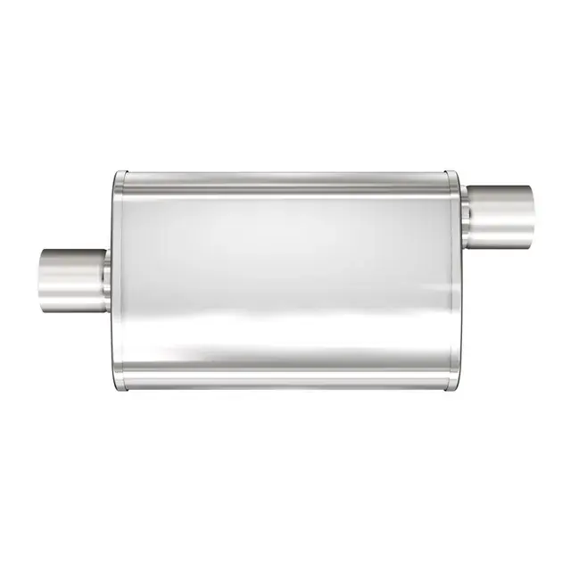 Magnaflow SS Multi-Chamber Muffler 2.5in. Offset/Center 4x14x9 Body - 13216 Viral