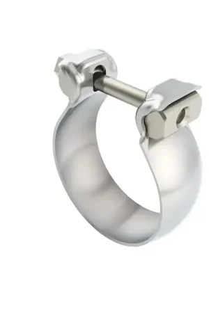 Special Offer Borla 2.36in (60mm) T-304 Stainless Steel Half Moon/ Swivel Joint Clamp