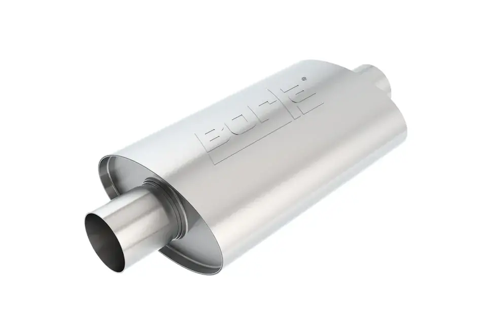 Borla XR-1 Racing Sportsman 2 1/2 inch Outlet / 2 1/2 inch Inlet 12in Case Oval Markdown