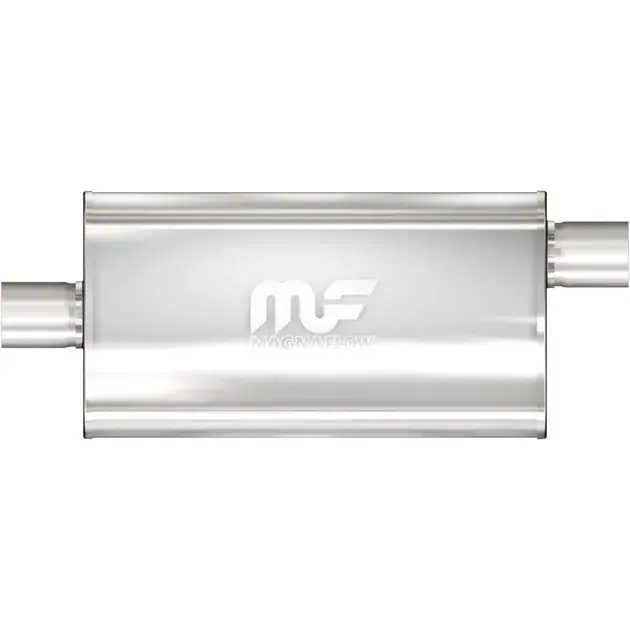 Free Shipping Magnaflow SS Straight-Through Muffler 3in. Offset/Center 5x22x11 Body - 12589