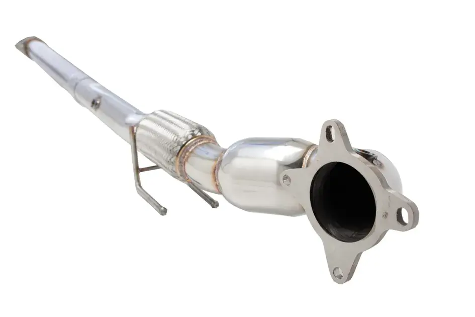 Affordable XForce Downpipe With Hi-FLow Metallic Cat For VW MK6 GTI
