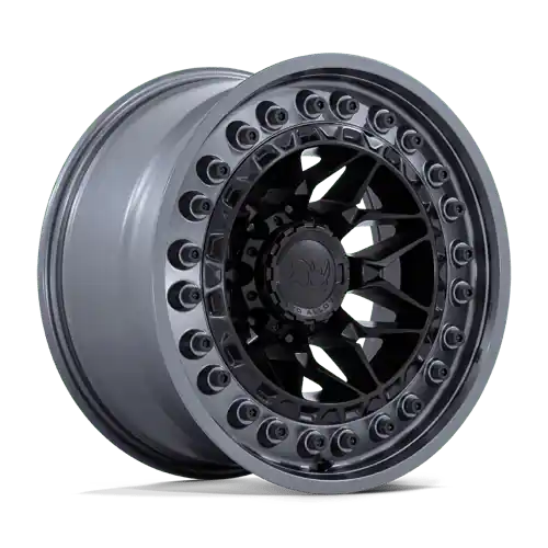 Last Chance BR008 18X9 8X6.5 M-BLK M-GMTL-LP 20MM