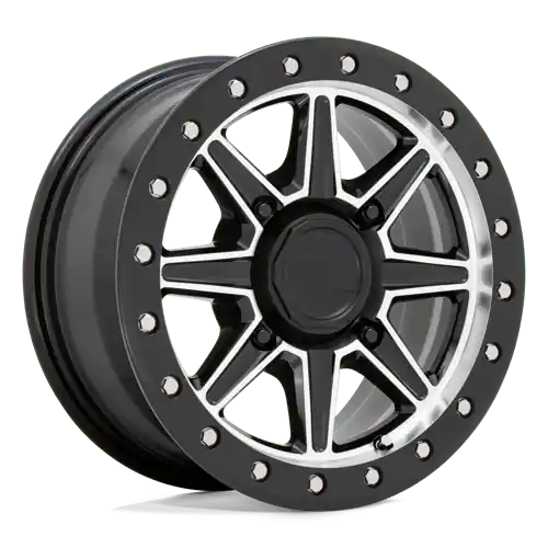 BUWEB 14X7 4X110 G-BLK-MACH 51MM Direct From Manufacturer