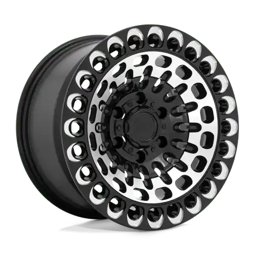 BRLBY 17X9.5 6X120 G-BLK MCH-FC MILL 12MM Next Day Delivery