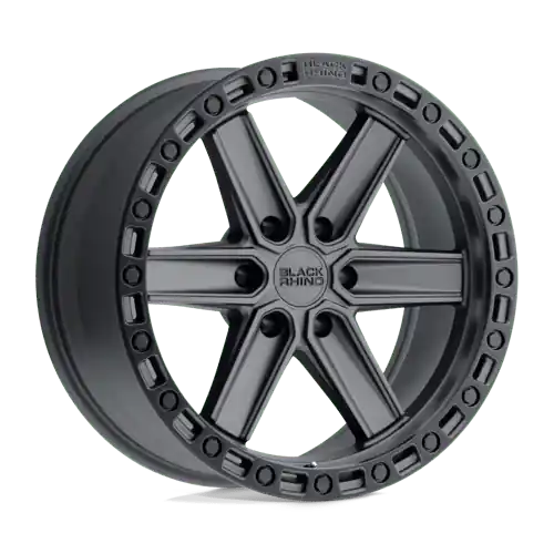 BRHDS 18X9 6X5.5 GUN-BLK-BLKLP 12MM Warranty Included