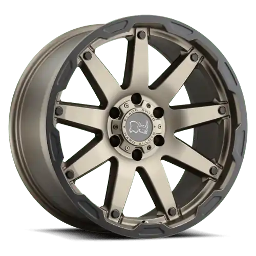 BROCN 18X9.5 6X5.5 M-BRNZ-BLK-LP -18MM Same Day Shipping
