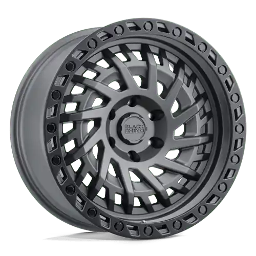Holiday Sale BRSHD 18X9.5 5X5.0 M-GNMTL-BLK-LP 0MM